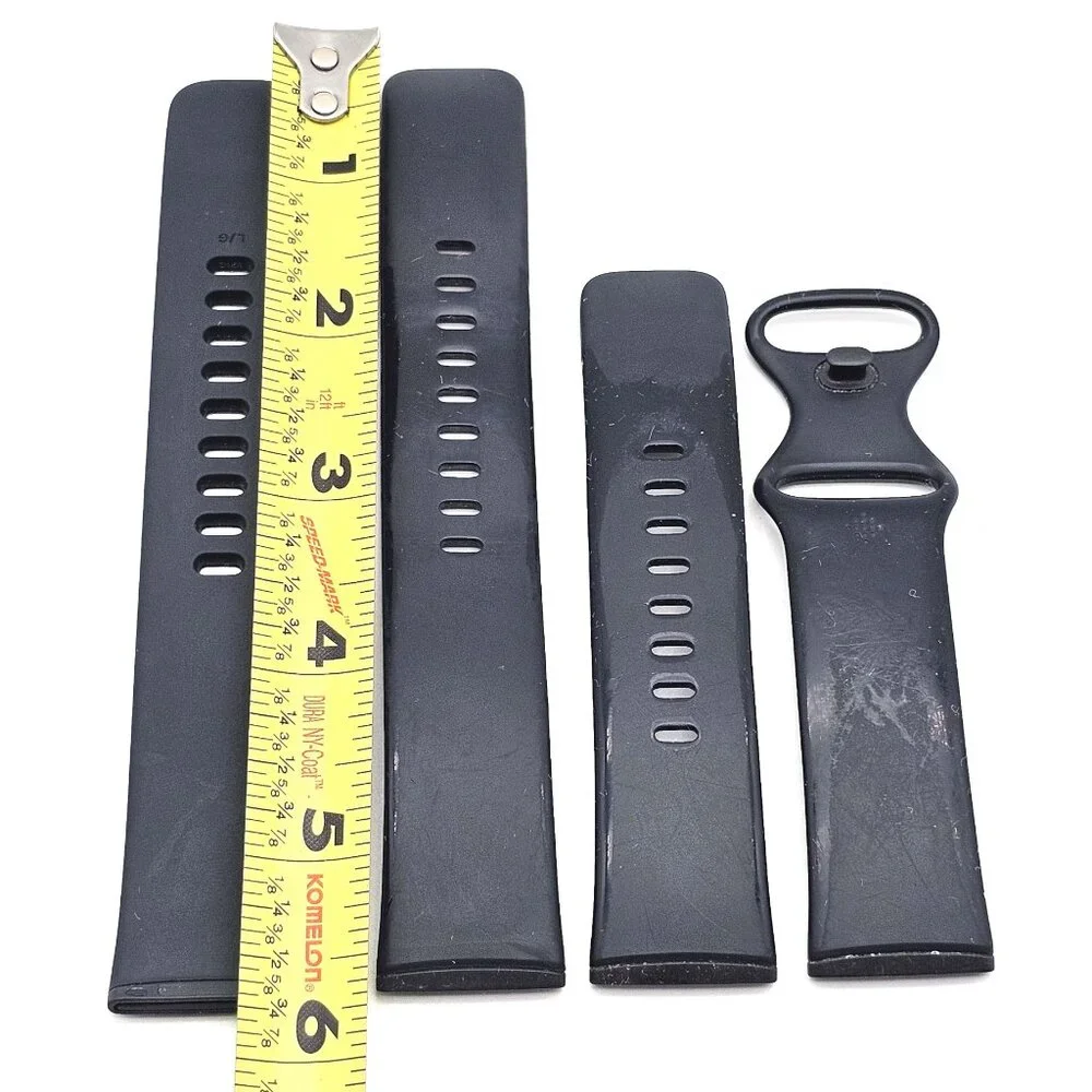Fitbit Versa 3 / Sense Replacement Wristbands Black – Size S/P & L/G Set of 4